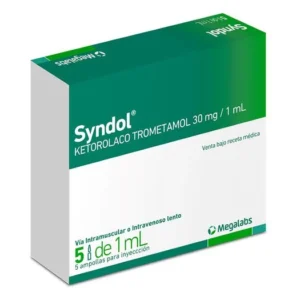 SYNDOL 30 MG/ML 5 AMPOLLAS (KETOROLACO)