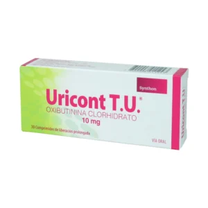 URICONT T.U. OXIBUTININA CLORHIDRATO 10MG X 30 COM.