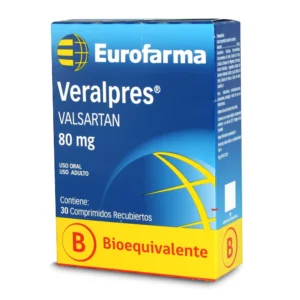VERALPRES VALSARTAN 80MG X 30 COM.