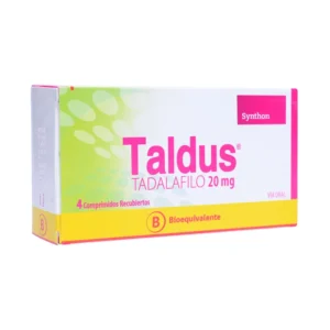 TALDUS 20MG 4 COMP. (TADALAFILO)