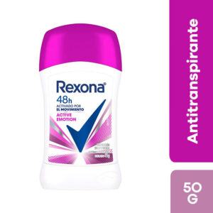 REXONA BARRA ACTIVE EMOTION 50 G MUJER