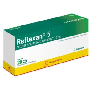 REFLEXAN 5MG X 20 COM. (CICLOBENZAPRINA CLORHIDRATO)