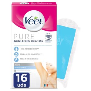 VEET PURE FRESH BANDA DEPILATORIA AXILA X 16