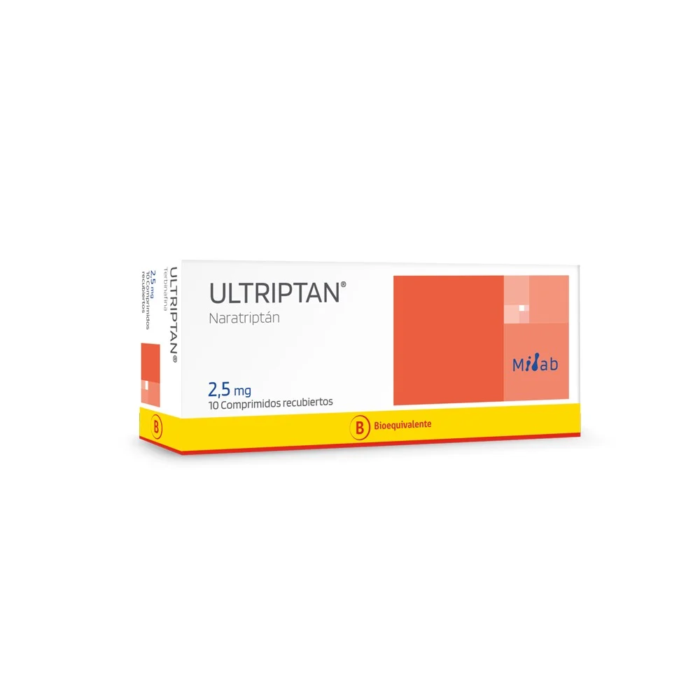 ULTRIPTAN NARATRIPTAN 2.5MG X 10 COM.