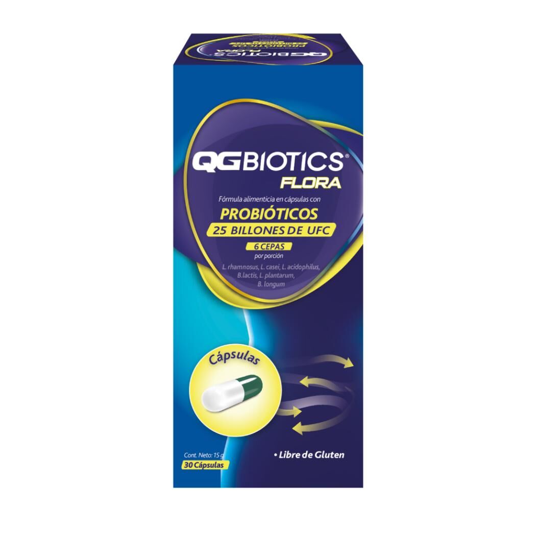 QG BIOTICS FLORA PROBIOTICOS X 30 CAP.