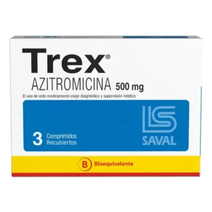 TREX 500MG 3 COMP. (AZITROMICINA)