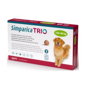 SIMPARICA TRIO 20-40KG 3 COMP.