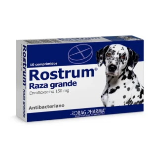 ROSTRUM 150MG 10 COMP. (ENROFLOXACINO) (VETER.)