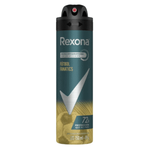 REXONA SPRAY FUTBOL FANATICS 72H HOMBRE 150 ML