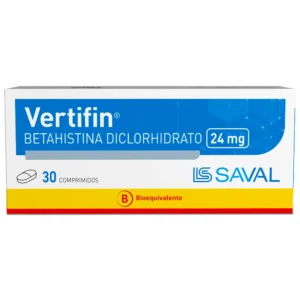 VERTIFIN BETAHISTINA DICLORHIDRATO 24MG X 30 COM