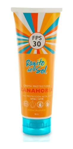 RAYITO DE SOL ZANAHORIA CREMA PROTECTORA FPS30 90GR.