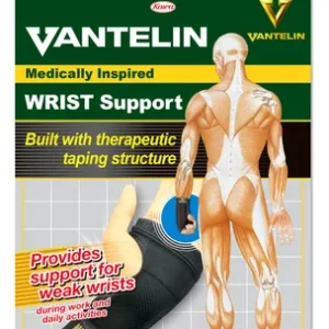 VANTELIN MUÑEQUERA TALLA S COLOR NEGRO X UND