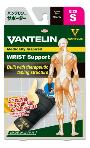 VANTELIN MUÑEQUERA TALLA S COLOR NEGRO X UND