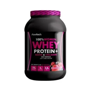 PROTEIN WHEY 100% WOMEN BIOTINA & COLAGENO FRUTOS DEL BOSQUE 907G