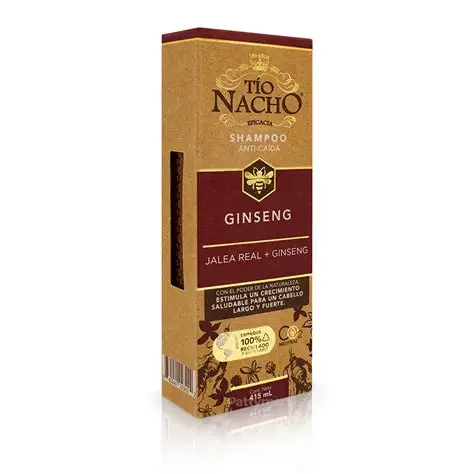 TIO NACHO SH ANTI CAIDA GINSENG + JALEA REAL 415ML