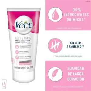 VEET KIT DE DEPILACION FACIAL PIEL NORMAL 2 X 50 ML