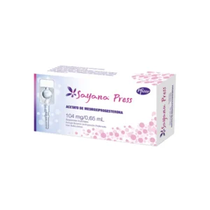SAYANA PRESS MEDROXIPROGESTERONA ACETATO SUS INY 104MG/0.65ML