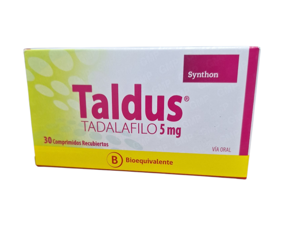 TALDUS 5 MG X 30 COM (TADALAFILO)
