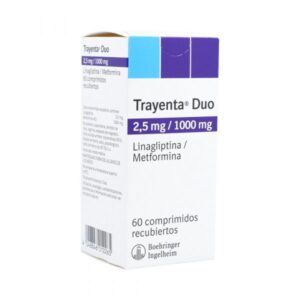 TRAYENTA DUO 2.5/1000 MG X 60 COM (LINAGLIPTINA/METFORMINA)