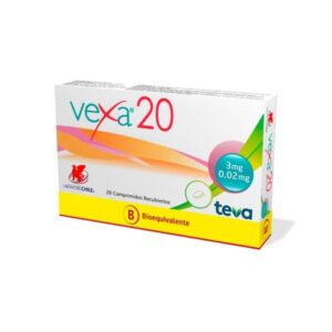 VEXA 20 28 COMP. (DROSPIRENONA/ETINILESTRADIOL)