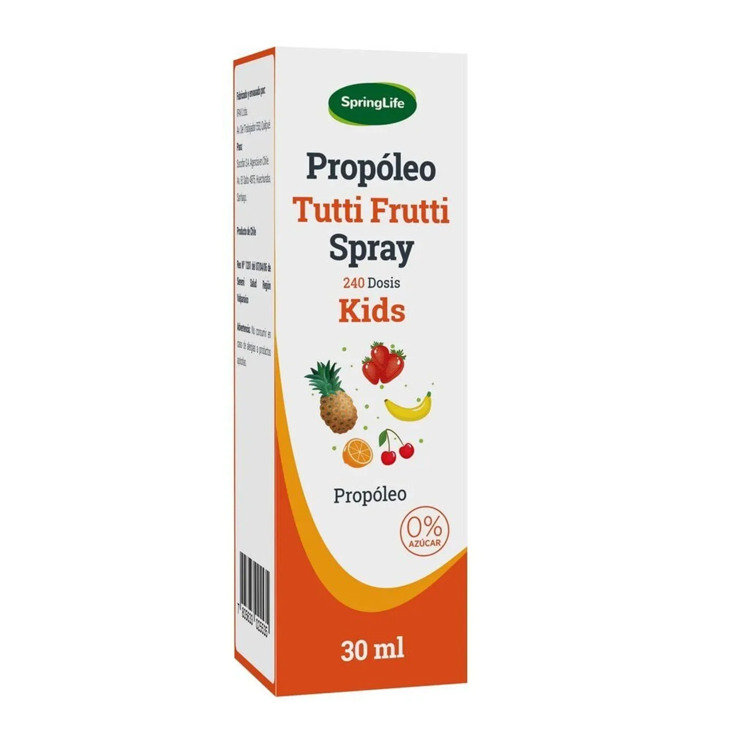 SPRINGLIFE PROPOLEO KIDS TUTTI FRUTTI SPRAY 240 DOSIS.