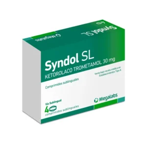 SYNDOL SL 30MG 4 COMP. (KETOROLACO SUBLINGUAL)
