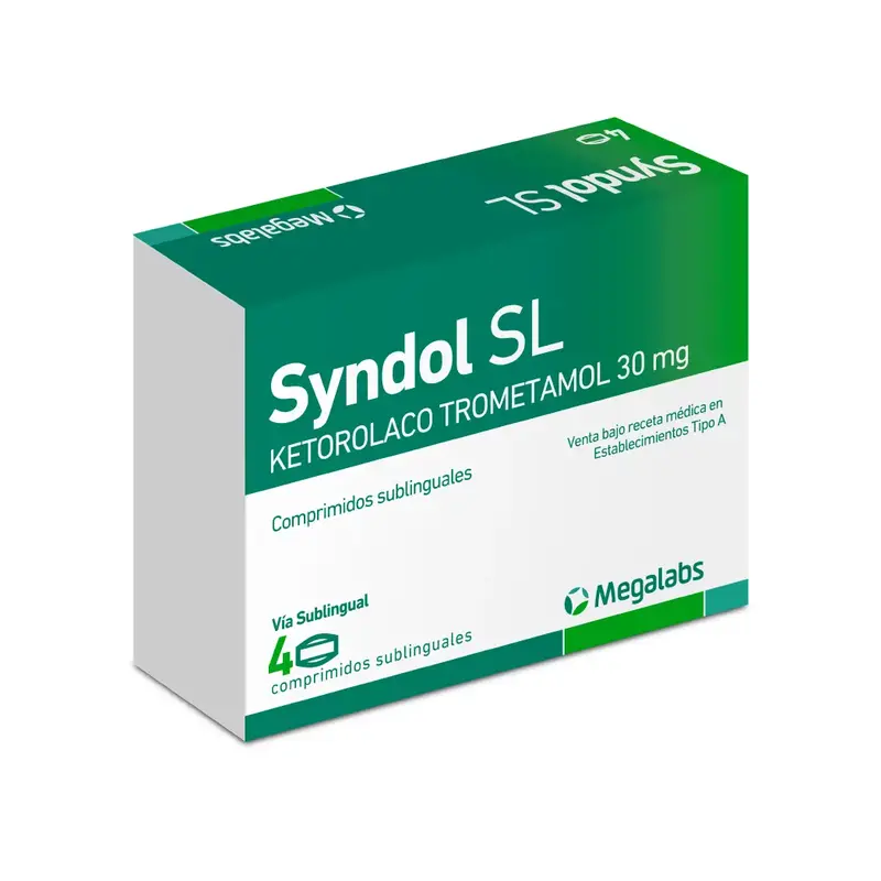 SYNDOL SL 30MG 4 COMP. (KETOROLACO SUBLINGUAL)