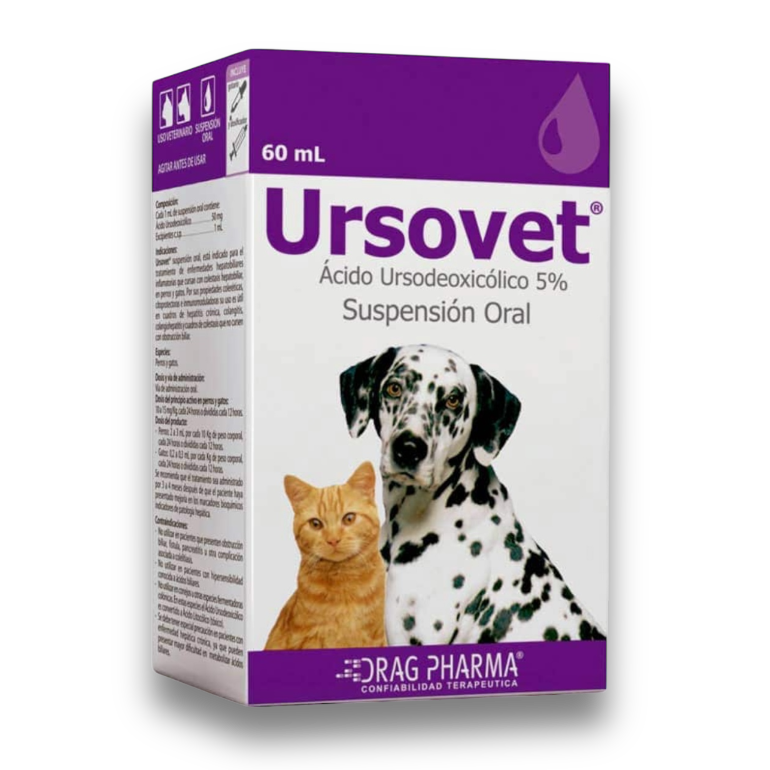 URSOVET 5% SOL. ORAL 60ML (VETER)
