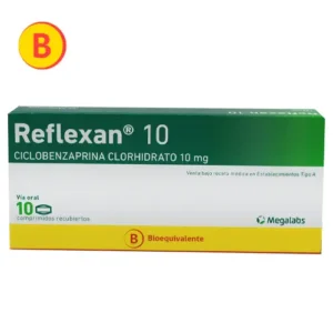 REFLEXAN 10MG 10 COMP. (CICLOBENZAPRINA)