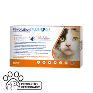 REVOLUTION PLUS 0,5 2,5-5KG PIETA GATOS (VETER.)