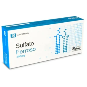 SULFATO FERROSO 200MG X 20 COMPRIMIDOS