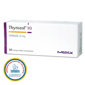 THYROZOL 10MG 50COM. (TIAMAZOL)