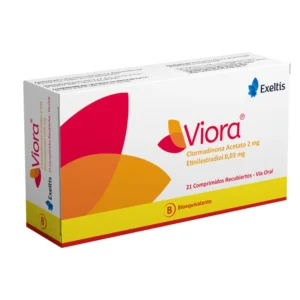 VIORA X 21 COM (CLORMADINONA ACETATO 2MG/ETINILESTRADIL 0.03MG)