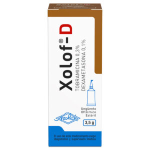 XOLOF - D ÜNGUENTO OFTALMICO 3.5G (TOBRAMICINA/DEXAMETASONA)