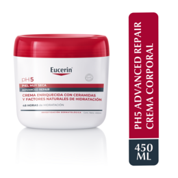 EUCERIN PH5 CREMA ADVANCED REPAIR PIEL MUY SECA X 450 ML