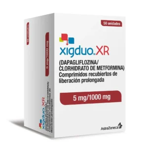 XIGDUO XR 5MG/1000MG 56 COMP. (DAPAGLIFLOZINA/METFORMINA)