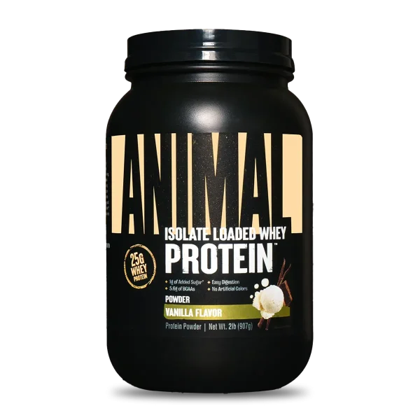 ANIMAL WHEY ISOLATE SABOR VAINILLA X 2 LB