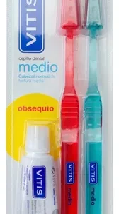 VITIS DUPLO CEPILLO SUAVE X 2 + PASTAS