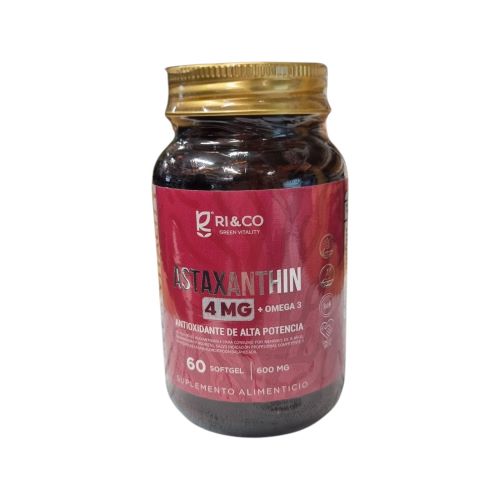 ASTAXANTHIN +OMEGA 60 SOFTGEL CAPSULAS RI&CO