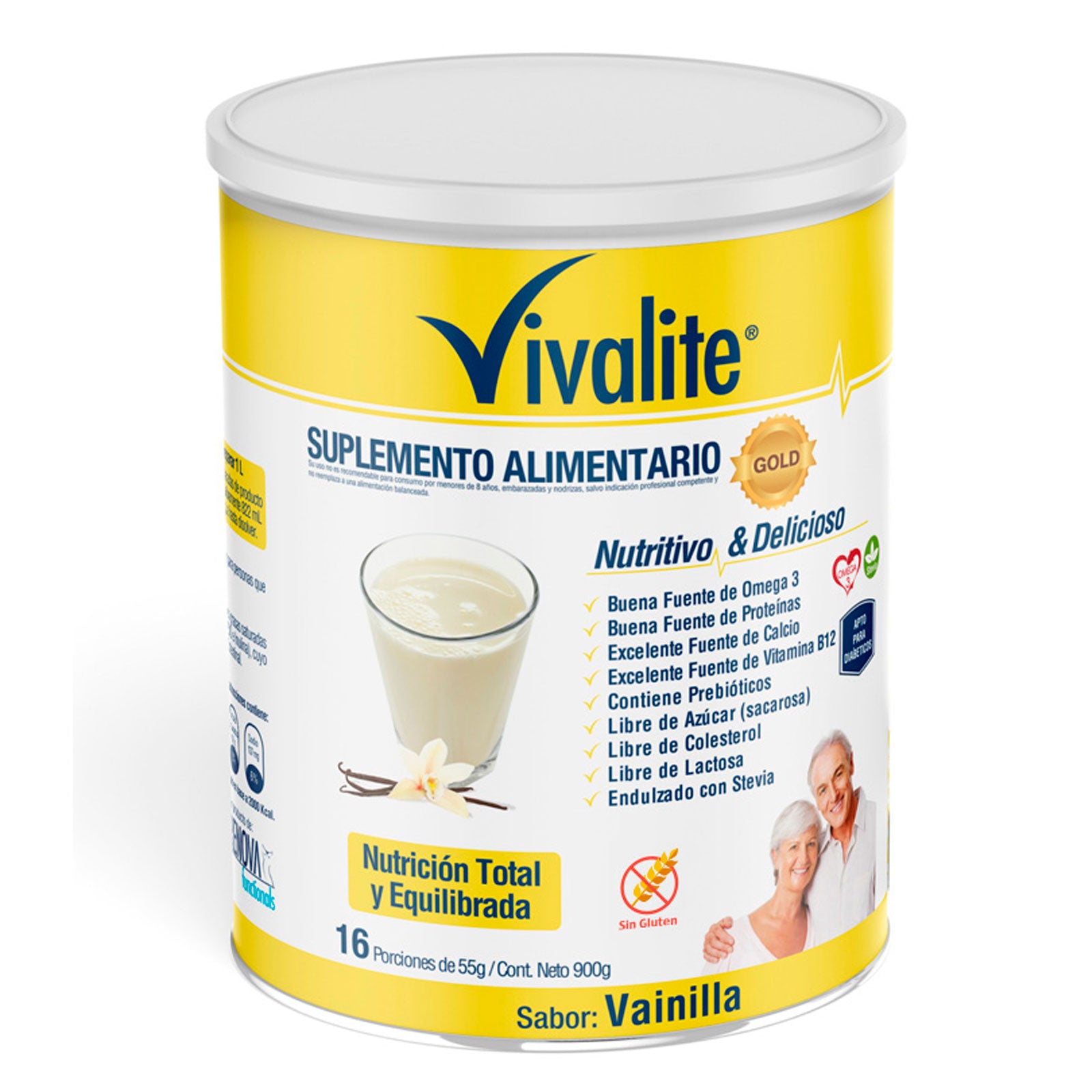 VIVALITE GOLD VAINILLA X 900GR