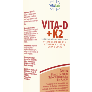 VITA-D + K2 GOTAS X 30ML (800UI/90 UG)