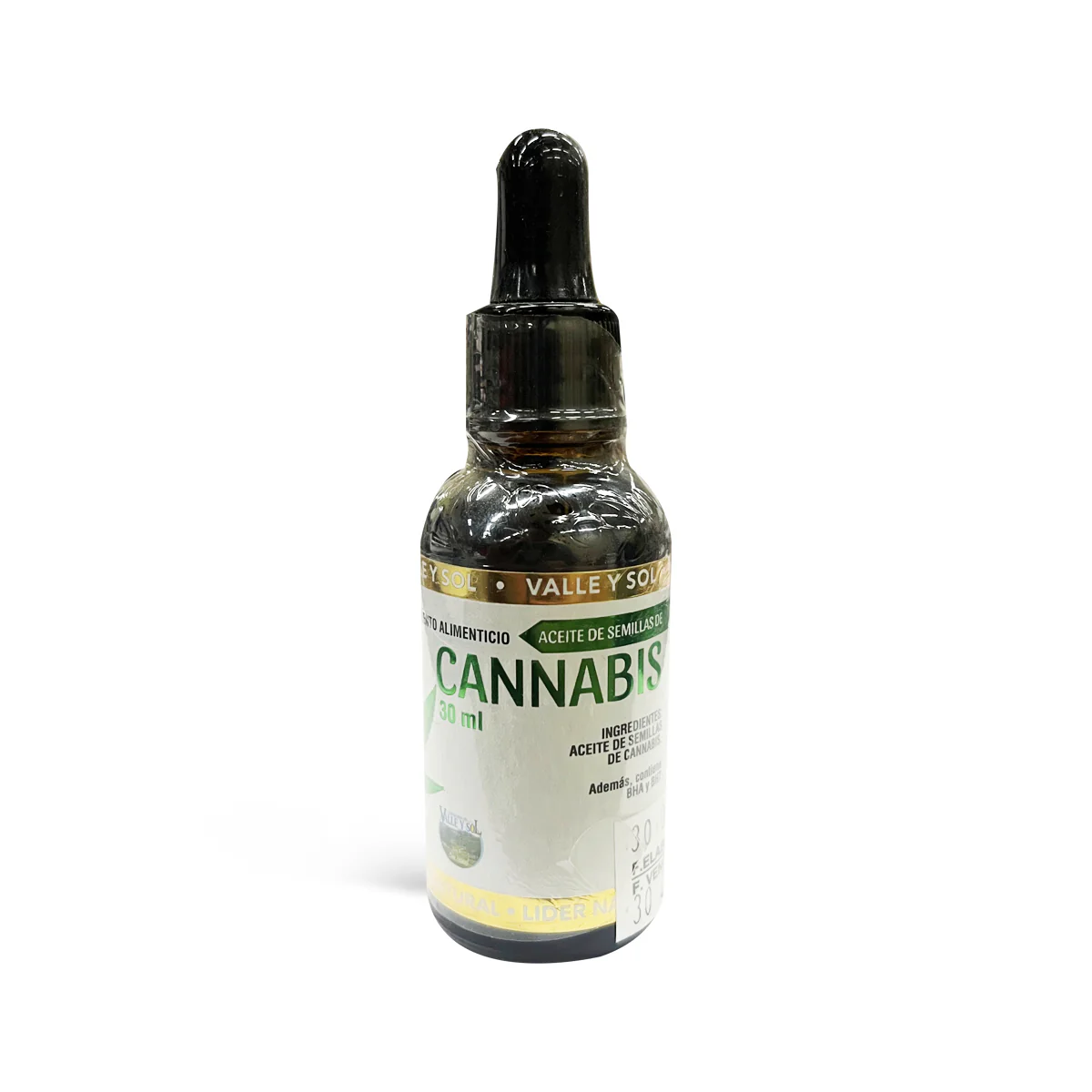 VALLE Y SOL ACEITE DE CANNABIS X 30 ML