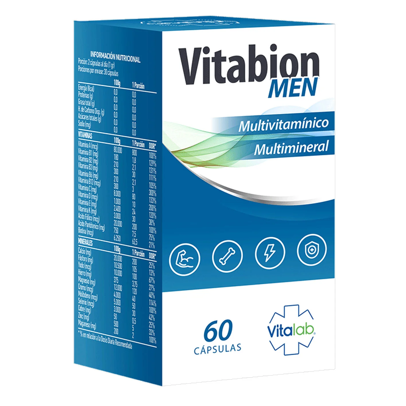 VITALAB VITABION MEN 60 CAP.