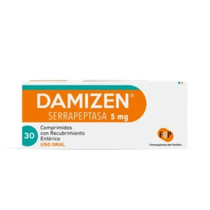 DAMIZEN 5 MG SERRAPEPTASA X 30 COMP.