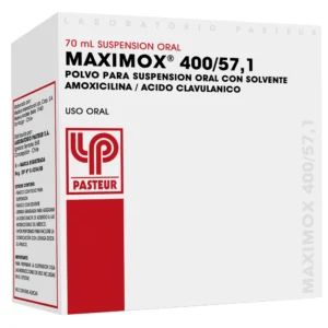 MAXIMOX AMOXICILI/AC.CLAVU. 400/57,1 MG X 70 ML
