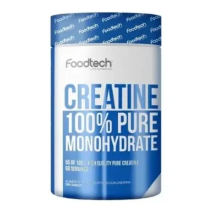 FOODTECH CREATINA MONOHYDRATADA 100% PURE SIN SABOR 300GR