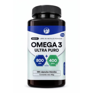 OMEGA 3 ULTRA PURO 800 EPA / 400 DHA X120 CAP. BLANDAS